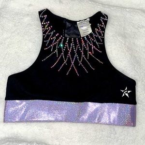 Adult small rebel athletic sports bra